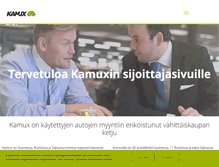 Tablet Screenshot of kamux.com